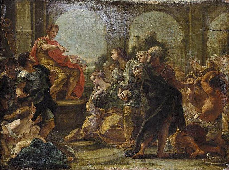 Giovanni Battista Gaulli Called Baccicio The Continence of Scipio oil painting picture